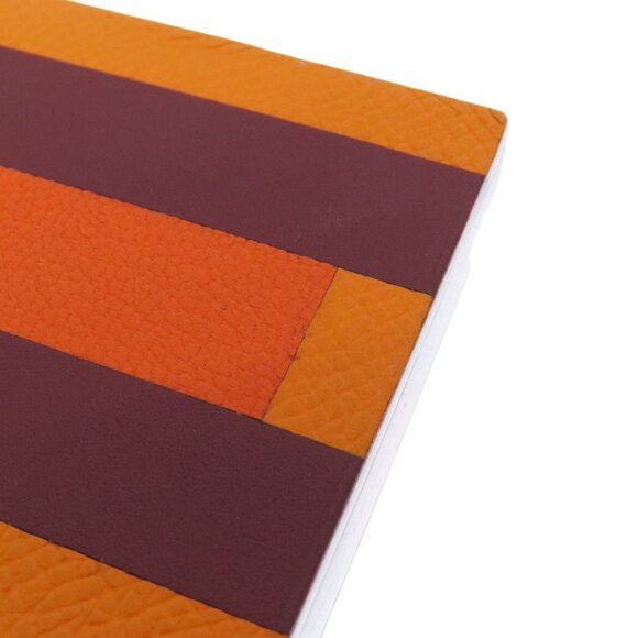 HERMES Orange Leather Bag Charm - Picture 6 of 10